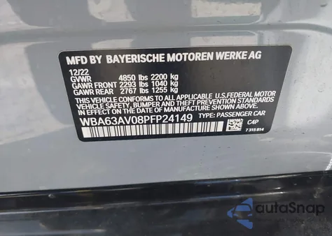 2023 BMW 430I Gran Coupe from USA, damaged, VIN WBA63AV08PFP24149